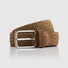 Hiltl Braided Solid Color Riem Bruin