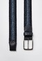 Hiltl Braided Stripe Belt Blue