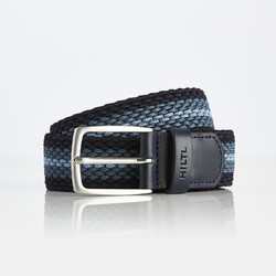 Hiltl Braided Stripe Belt Blue