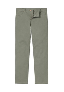 Hiltl Dean C Cotton Linnen Twill Comfort Stretch Broek Khaki
