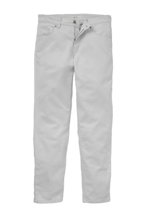 Hiltl Dean C Soft Cotton Super Stretch Olimpias Fabric Broek Licht Grijs