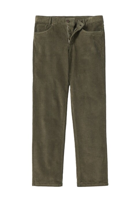 Hiltl Dean Casual Corduroy Corduroy Broek Donker Groen