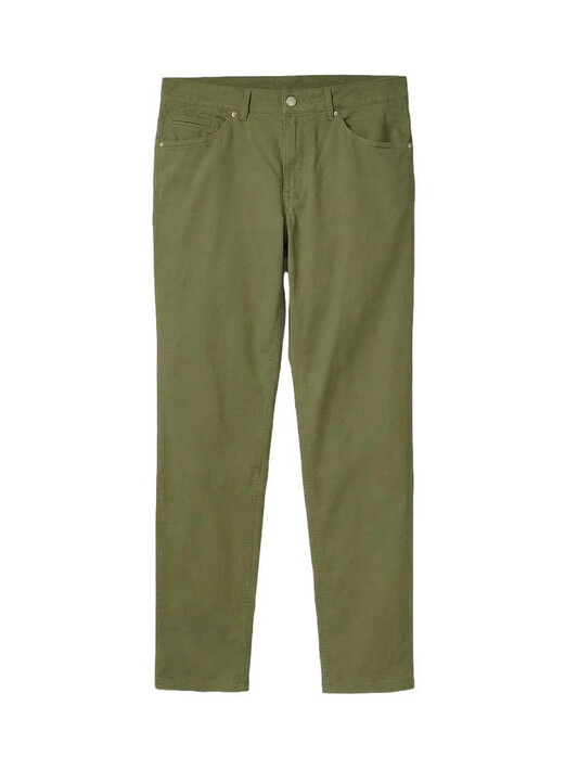 Hiltl Dude Casual Gabardine Broek Olive