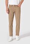 Hiltl Dude Fine Fabardine 5-Pocket Light Elastic Cotton Stretch Twill Broek Zand