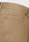 Hiltl Dude Fine Fabardine 5-Pocket Light Elastic Cotton Stretch Twill Broek Zand