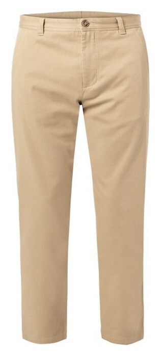 Hiltl J Don Cotton Twill Broek Licht Beige