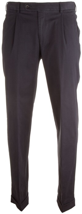 Hiltl Morello-U Bicolor Twill Broek Night Blue