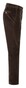 Hiltl Parma Genua Corduroy Flat-Front Corduroy Broek Donker Bruin
