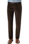 Hiltl Parma Genua Corduroy Flat-Front Corduroy Broek Donker Bruin