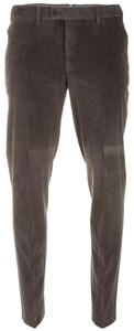 Hiltl Parma Genua Corduroy Flat-Front Corduroy Broek Grafiet
