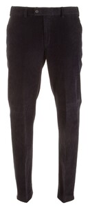Hiltl Parma Genua Corduroy Flat-Front Corduroy Broek Navy