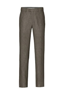 Hiltl Parma I Luxury Linnen Délavé Broek Bruin