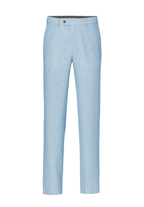 Hiltl Parma I Luxury Linnen Délavé Broek Licht Blauw