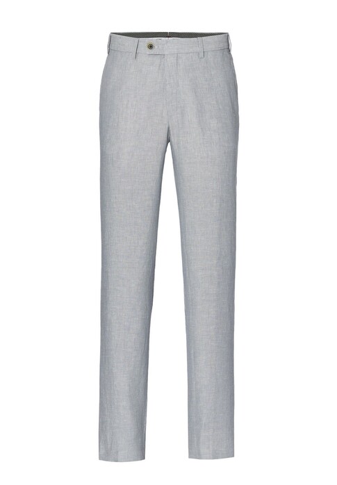 Hiltl Parma I Luxury Linnen Délavé Broek Licht Grijs