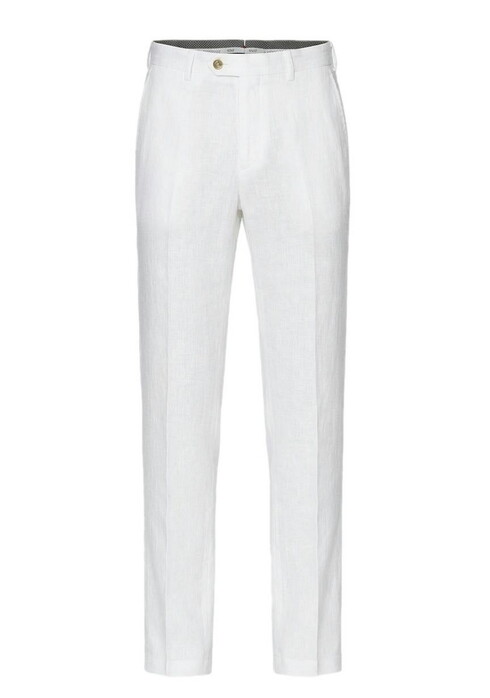 Hiltl Parma I Luxury Linnen Délavé Broek Wit