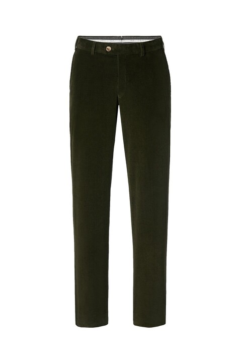 Hiltl Parma I Luxury Supima Corduroy Corduroy Trouser Dark Olive Green