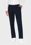 Hiltl Parma I Soft Stretch Diagonal Structure Smart Casual Look Broek Navy