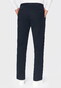 Hiltl Parma I Soft Stretch Diagonal Structure Smart Casual Look Broek Navy