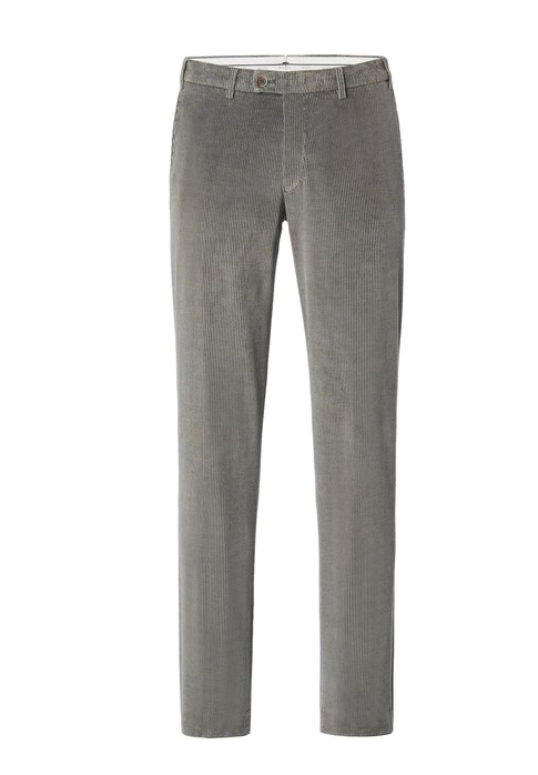 Hiltl Parma I Two-Toned Corduroy Corduroy Broek Grijs-Bruin