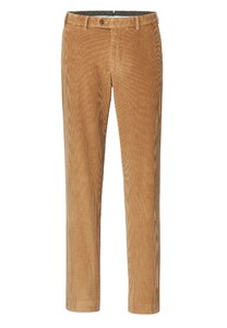 Hiltl Parma Italian Genua Corduroy Flat-Front Corduroy Broek Beige