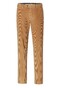 Hiltl Parma Italian Genua Corduroy Flat-Front Corduroy Broek Beige