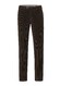 Hiltl Parma Italian Genua Corduroy Flat-Front Corduroy Broek Donker Bruin