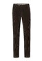 Hiltl Parma Italian Genua Corduroy Flat-Front Corduroy Broek Donker Bruin