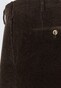 Hiltl Parma Italian Genua Corduroy Flat-Front Corduroy Broek Donker Bruin