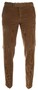 Hiltl Parma Italian Genua Corduroy Flat-Front Corduroy Broek Zand