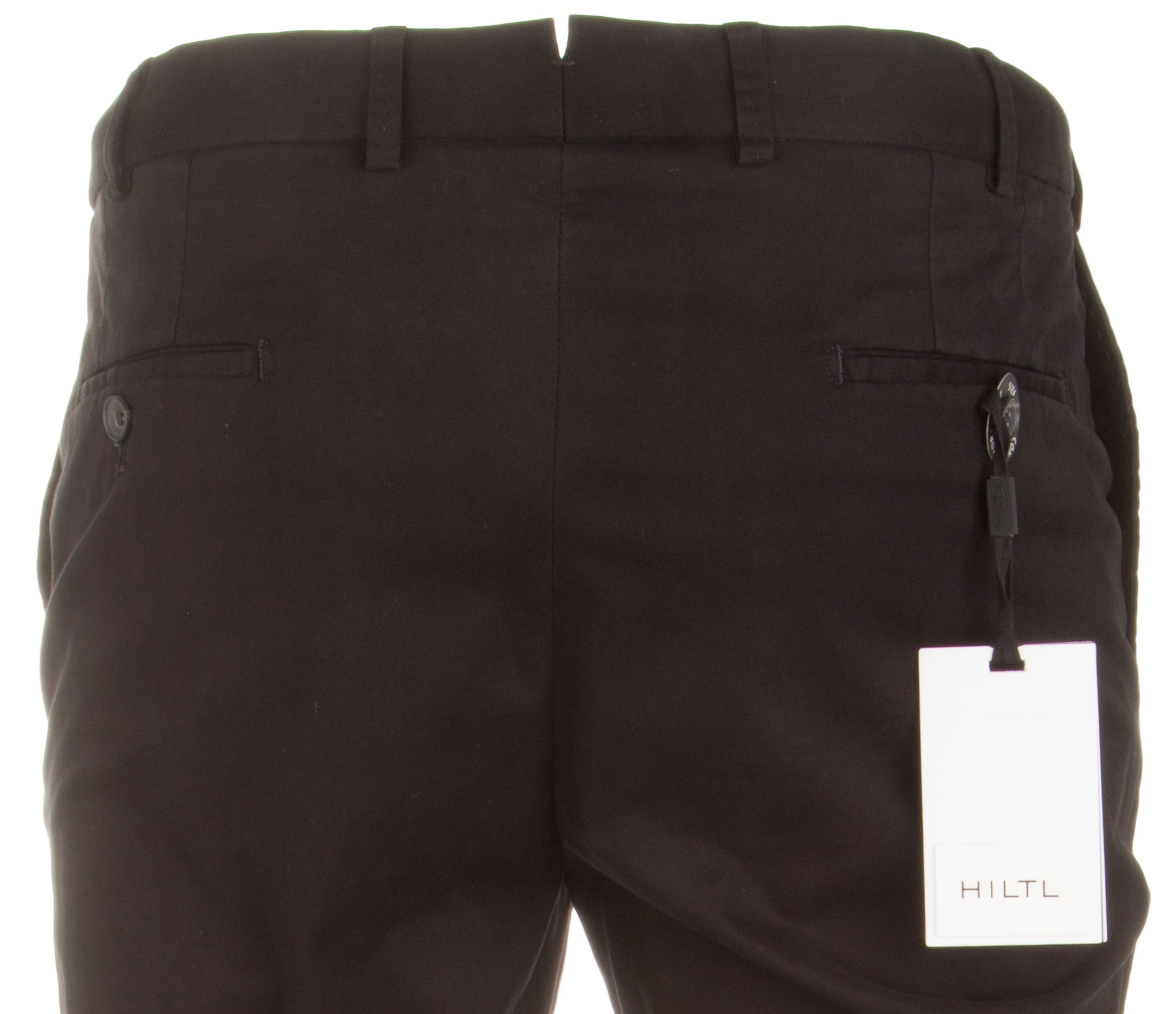Hiltl Parma Signature Essential Cotton Pants Black | Jan Rozing Men's ...