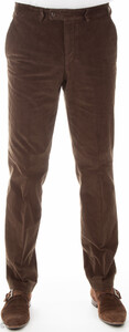 Hiltl Parma Supima Baby Corduroy Corduroy Broek Donker Bruin
