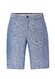 Hiltl Parmino Cooling Effect Linnen Délavé Bermuda Blauw