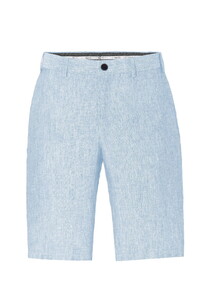 Hiltl Parmino Cooling Effect Linnen Délavé Bermuda Licht Blauw