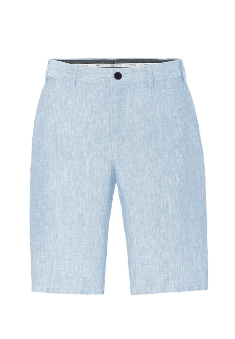 Hiltl Parmino Cooling Effect Linnen Délavé Bermuda Licht Blauw