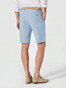 Hiltl Parmino Cooling Effect Linnen Délavé Bermuda Licht Blauw