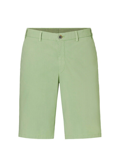 Hiltl Parmino Light Poplin Fade-Out Look Bermuda Groen