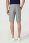 Hiltl Pat Flat-Front Essential Cooling Linnen Bermuda Licht Grijs