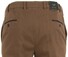 Hiltl Peaker-S Golden Tag Supima Satin Broek Donker Zand
