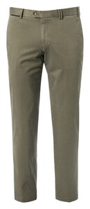 Hiltl Peaker-S Golden Tag Supima Satin Broek Olijf Groen