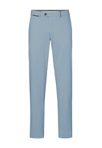 Hiltl Peaker-S Luxury Fine Satin Cotton Stretch Broek Dove Blue