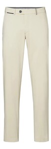 Hiltl Peaker-S Luxury Fine Satin Cotton Stretch Broek Licht Zand