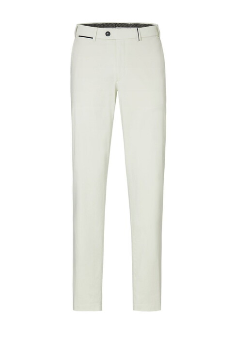 Hiltl Peaker-S Luxury Fine Satin Cotton Stretch Pants Ecru