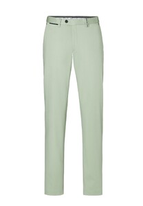 Hiltl Peaker-S Luxury Fine Satin Cotton Stretch Pants Light Green