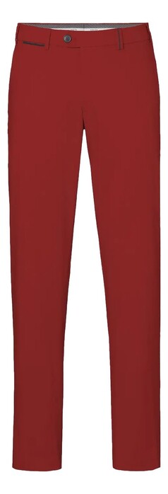 Hiltl Peaker-S Luxury Fine Satin Cotton Stretch Pants Red