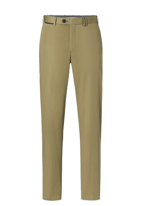 Hiltl Peaker-S Supima Fine Satin Broek Olive