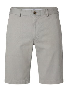 Hiltl Pecino Cotton Essential Comfort Stretch Diamond Finish Bermuda Light Grey