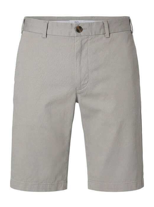 Hiltl Pecino Cotton Essential Comfort Stretch Diamond Finish Bermuda Light Grey