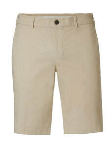 Hiltl Pecino Cotton Essential Comfort Stretch Diamond Finish Bermuda Off White