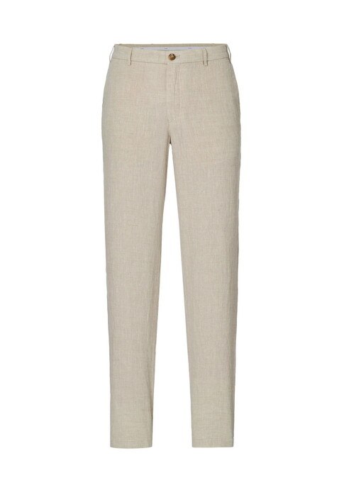 Hiltl Peco Cooling Essential Linnen Broek Licht Beige