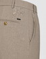 Hiltl Peco Cotton Essential Diamond Finish Comfort Stretch Broek Licht Bruin